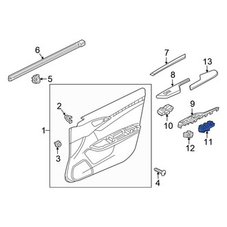 Honda OE - Front Left Door Window Lock-Out Switch