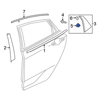 Honda OE - Door Applique Nut