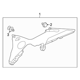 Honda OE - Quarter Panel - Interior Trim (Hatchback 1.5L)