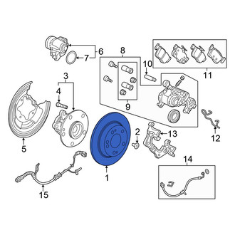 Honda OE - Rear Disc Brake Rotor