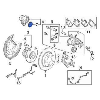 Honda OE - Parking Brake Actuator O-Ring