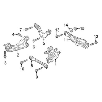 Honda OE - Rear Suspension - Suspension Components (Hatchback 1.5L)