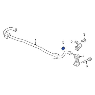 Honda OE - Front Suspension Stabilizer Bar Link Nut