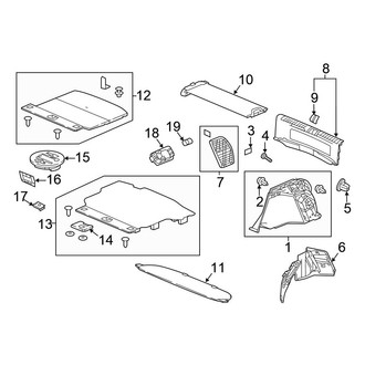 Honda OE - Rear Body & Floor - Interior Trim (Hatchback)