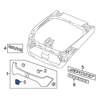 Honda OE - Rear Hatch Emblem
