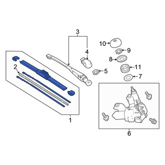 Honda OE - Rear Wiper Blade