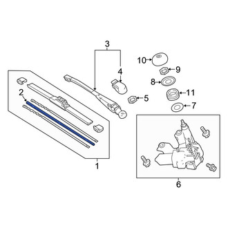 Honda OE - Rear Wiper Blade