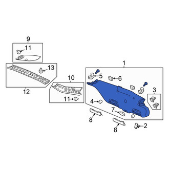 Honda OE - Rear Lower Liftgate Trim