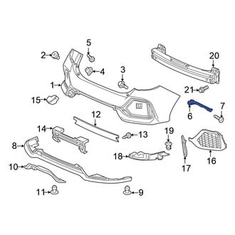 Honda OE - Rear Left Bumper Guide