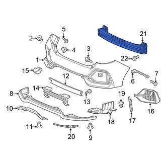 Honda OE - Rear Bumper Impact Bar