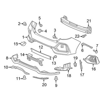 Honda OE - Rear Bumper - Bumper & Components (Hatchback 1.5L)