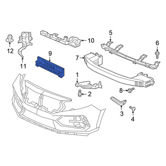 Honda OE - Front Bumper Impact Absorber