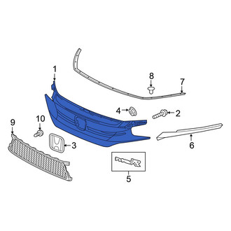 Honda OE - Front Upper Grille