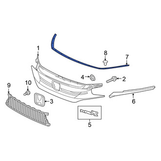 Honda OE - Front Hood Seal