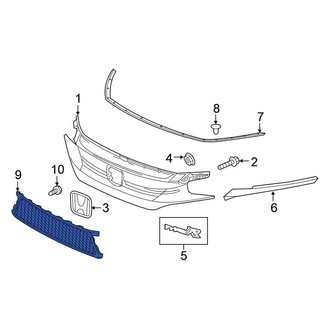 Honda OE - Front Lower Grille