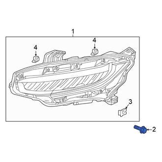 Honda OE - Headlight Mounting Bolt