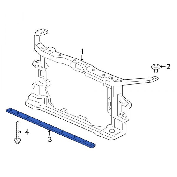 Radiator Support Panel Brace