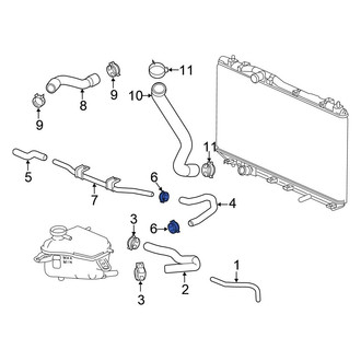 Honda OE - Turbocharger Coolant Line Clamp