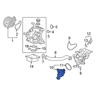 Honda OE - Engine Coolant Thermostat Kit