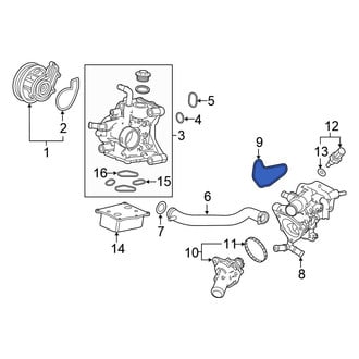 Honda OE - Engine Coolant Thermostat Housing Gasket