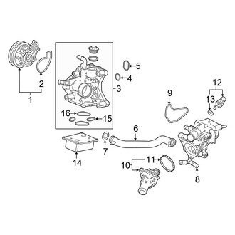 Honda OE - Cooling - Water Pump (Type R)