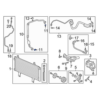Honda OE - A/C Refrigerant Line O-Ring