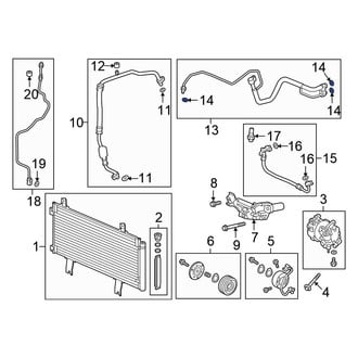 Honda OE - A/C Refrigerant Line O-Ring