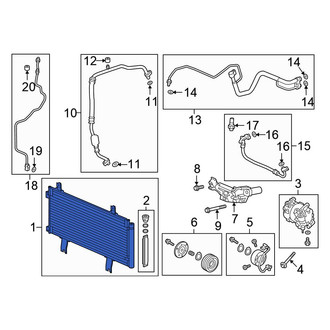 Honda OE - A/C Condenser