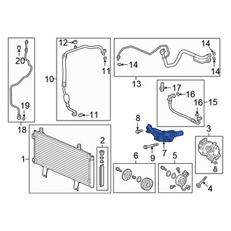 Honda OE - A/C Compressor Bracket
