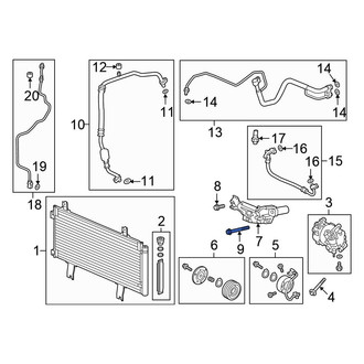 Honda OE - A/C Compressor Bolt