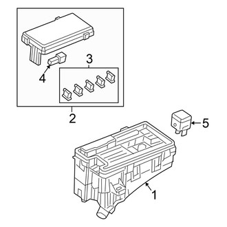 Honda OE - Electrical - Fuse & Relay (Engine Compartment), (Type R)