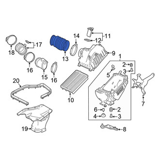 Honda OE - Engine Air Intake Hose