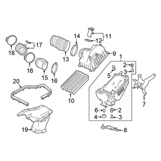 Honda OE - Engine / Transaxle - Air Intake (Type R)