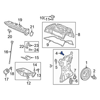 Honda OE - Engine Timing Cover Seal