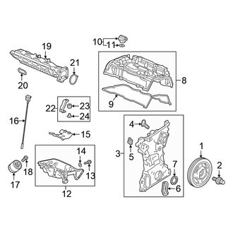Honda OE - Engine / Transaxle - Engine Parts (Type R)
