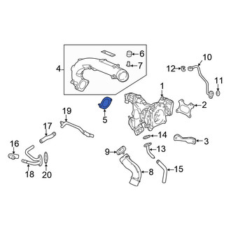 Honda OE - Turbocharger Inlet Hose Gasket