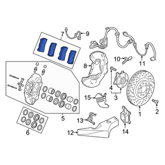 Honda OE - Front Disc Brake Pad Set