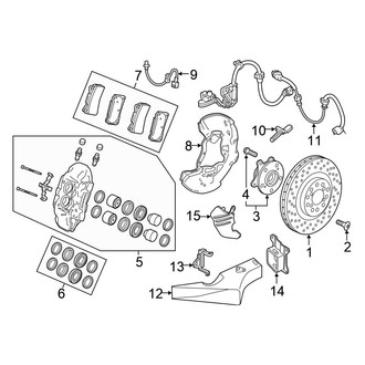 Honda OE - Front Suspension - Brake Components (Type R)