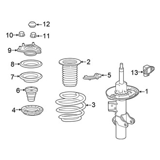 Honda OE - Front Suspension - Struts & Components (Type R)