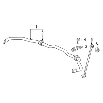 Honda OE - Front Suspension - Stabilizer Bar & Components (Type R)