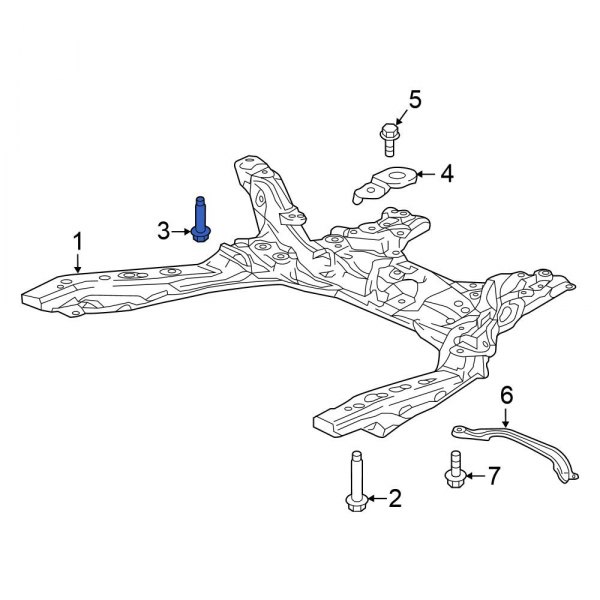 Suspension Crossmember Bolt