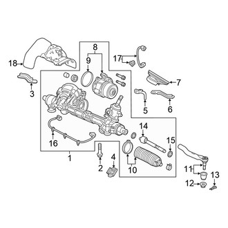 Honda OE - Steering Gear & Linkage (Type R)