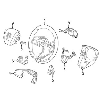 Honda OE - Steering Wheel & Trim (Type R)