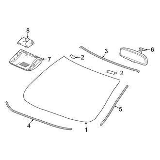 Honda OE - Windshield - Glass (Type R)