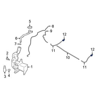 Honda OE - Front Windshield Washer Nozzle