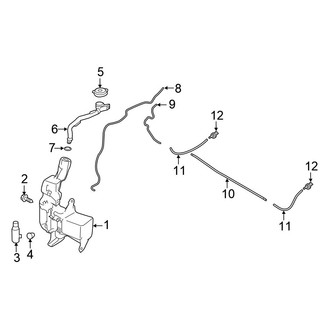 Honda OE - Windshield - Washer Components (Type R)