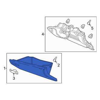 Honda OE - Front Glove Box Door