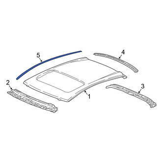 Honda OE - Left Roof Molding
