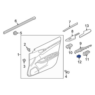 Honda OE - Front Door Mirror Switch