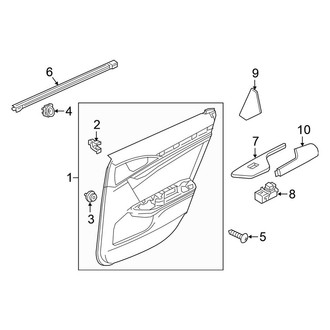 Honda OE - Rear Door - Interior Trim (Type R)